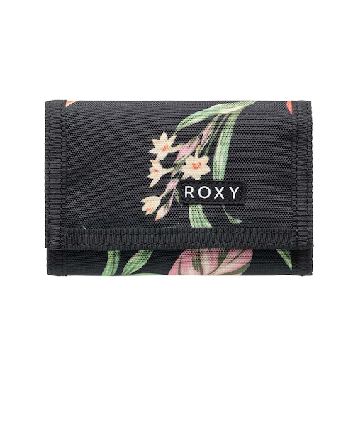 【ROXY ロキシー 公式通販】ロキシー（ROXY）Roxy SMALL BEACH ウィメンズ 財布 BLACK ボタニカル柄