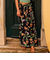 Roxy SWEETWATER MAXI PRINTED ウィメンズ ロングスカート BLACK ボタニカル柄 フラワープリント 花柄