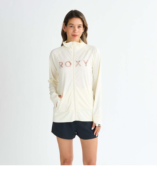 【ROXY ロキシー 公式通販】ロキシー（ROXY）Roxy ARTSY FLORAL LOGO STAND ウィメンズ ラッシュガード