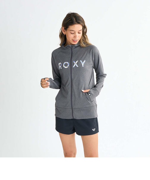 【ROXY ロキシー 公式通販】ロキシー（ROXY）Roxy ARTSY FLORAL LOGO STAND ウィメンズ ラッシュガード