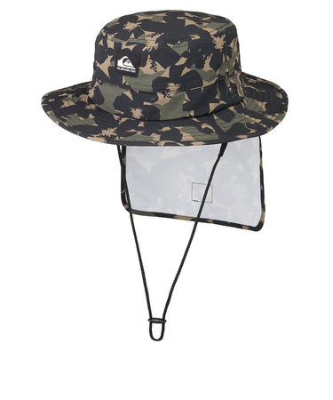 Quiksilver WR UV WATER BEACH HAT PRT メンズ サーフハット