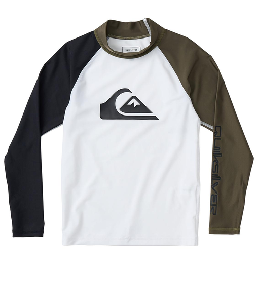 Quiksilver ALL TIME LR YOUTH キッズ ラッシュガード