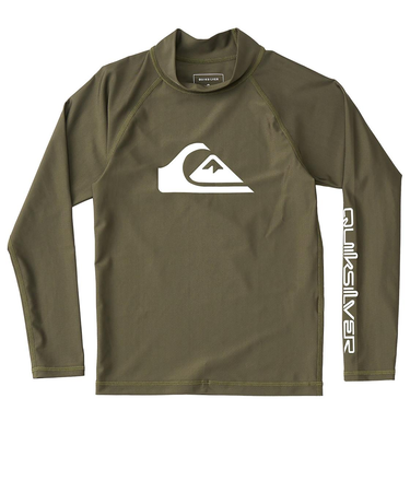 Quiksilver ALL TIME LR YOUTH キッズ ラッシュガード
