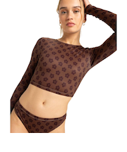 【ROXY ロキシー 公式通販】ロキシー（ROXY）Roxy ROXY PRO NOSE RIDE CROP LYCRA ウィメンズ ラッシュガード
