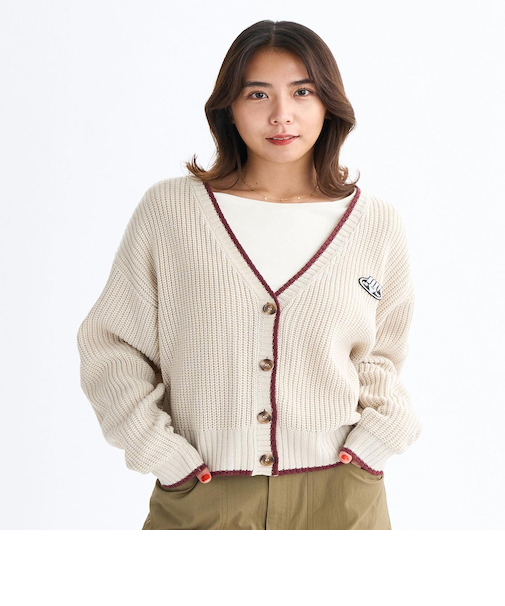 Roxy HORIZON CARDIGAN ウィメンズ ドロップショルダーカーディガン ミドルゲージ <2025FW HEART WAVE>