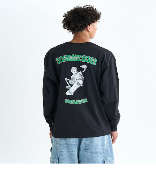 【DC ディーシー公式通販】ディーシー (DC SHOES)DC Shoes 25 SKATE SKULL LS 長袖Tシャツ メンズ