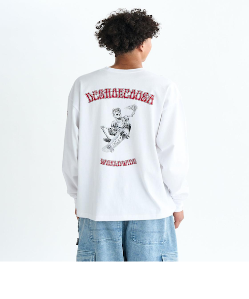 【DC ディーシー公式通販】ディーシー (DC SHOES)DC Shoes 25 SKATE SKULL LS 長袖Tシャツ メンズ