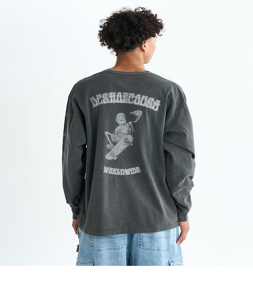 【DC ディーシー公式通販】ディーシー (DC SHOES)DC Shoes 25 SKATE SKULL LS 長袖Tシャツ メンズ