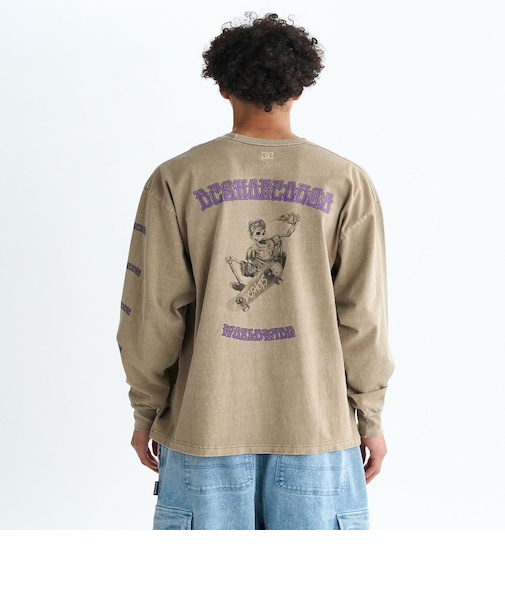 【DC ディーシー公式通販】ディーシー （DC SHOES）DC Shoes 25 SKATE SKULL LS 長袖Tシャツ メンズ