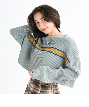 Roxy HORIZON SWEATER ウィメンズ ドロップショルダーセーター ワイドシルエット <2025FW HEART WAVE>