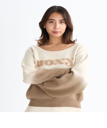 Roxy MAGIC HOUR TOPS ウィメンズ ニットトップス グラデーション <2025FW HEART WAVE>