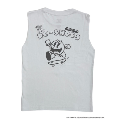 【OUTLET】【DC SHOES | PAC-MAN】DC Shoes 25 KD PM PLAYTIME SL キッズ ノースリーブシャツ