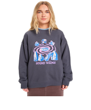 Quiksilver 【オンラインストア・直営店限定】 STANDARD CREW プルオーバー 裏起毛 ウィメンズ