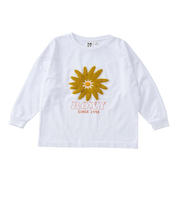 【ROXY ロキシー 公式通販】ロキシー（ROXY）Roxy MINI BELLIS S/STEE キッズ フラワーモチーフ 長袖Tシャツ 袖口リブ仕様