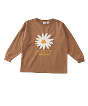 【ROXY ロキシー 公式通販】ロキシー（ROXY）Roxy MINI BELLIS S/STEE キッズ フラワーモチーフ 長袖Tシャツ 袖口リブ仕様
