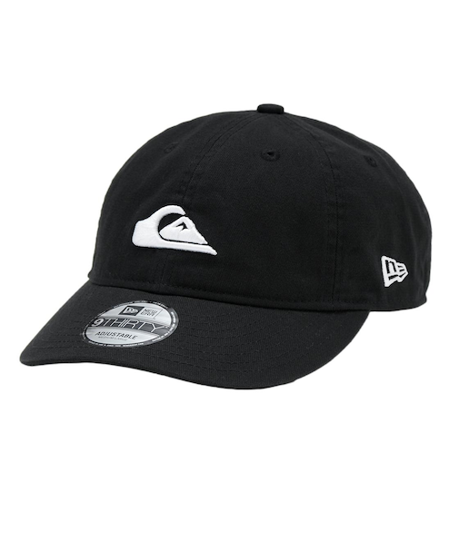 【 QUIKSILVER X NEW ERA 】QUIKSILVER メンズ 930CS ニューエラ  キャップ ブラック 黒 【2025年秋冬モデル】