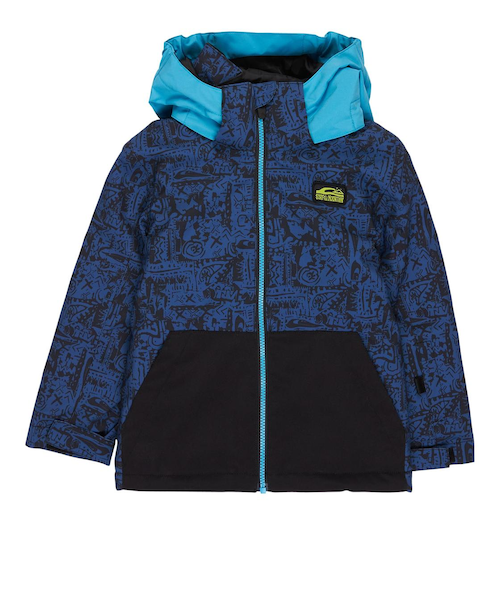 美品【Quicksilver】スノーウェア　キッズ QUIKSILVER キッズ MISSION PRINTED YOUTH JK スノージャケット