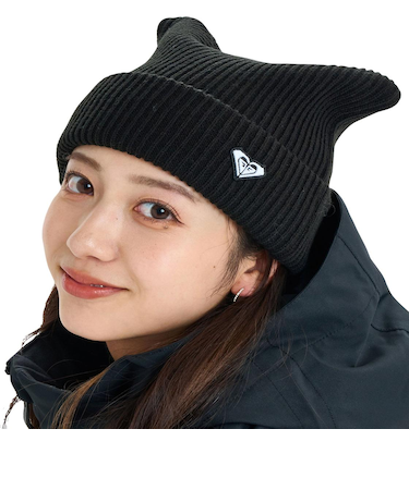 ROXY ウィメンズ ROXY SQUARE BEANIE 猫耳ビーニー 撥水加工 【25-26SNOWモデル】