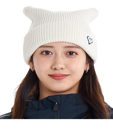ROXY ウィメンズ ROXY SQUARE BEANIE 猫耳ビーニー 撥水加工 【25-26SNOWモデル】