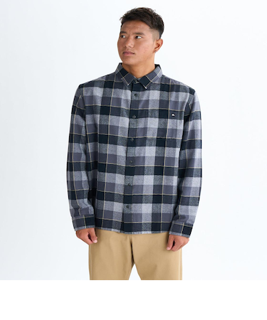 Quiksilver MOTHERFLY PLAID LS SHIRT フランネルシャツ メンズ