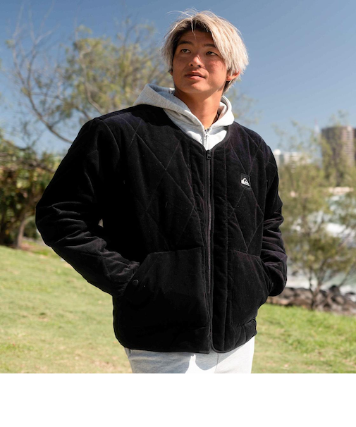 Quiksilver COLD WIND CARDIGAN ジャケット アウター 撥水 メンズ