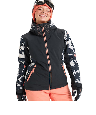 ROXY ウィメンズ FREE JET JK スノージャケット スリムフィット 保湿 【25-26SNOWモデル】