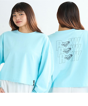 Roxy Fitness TRIPLE HEARTS L/S TEE ウィメンズ フィットネス 長袖Tシャツ 速乾・UVカット<2025FW SPORTS>