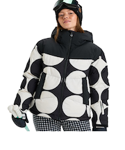 ROXY ウィメンズ ALOFTED PUFFY JK スノージャケット 軽量・保温 大きめフード【25-26SNOWモデル】