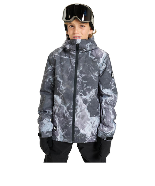 QUIKSILVER キッズ MISSION PRINTED YOUTH JK スノージャケット 【25-26SNOWモデル】