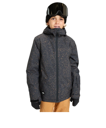 QUIKSILVER キッズ MISSION PRINTED YOUTH JK スノージャケット 【25-26SNOWモデル】