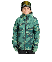 QUIKSILVER キッズ MISSION PRINTED YOUTH JK スノージャケット 【25-26SNOWモデル】