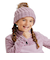 ROXY キッズ BLIZZARD GIRL BEANIE ビーニー 保湿 フリースライナー付きポンポン 【25-26SNOWモデル】