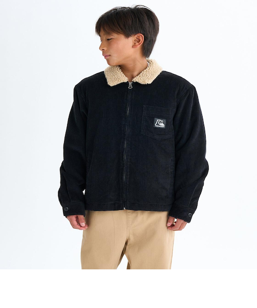 Quiksilver DNA SHERPA HARRINGTON YOUTH ジャケット アウター ボア キッズ
