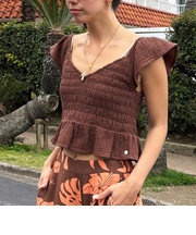 【OUTLET】Roxy BRISA NOVA ウィメンズ 半袖シャツ トップス <2025 ETERNAL SUMMER COLLECTION>