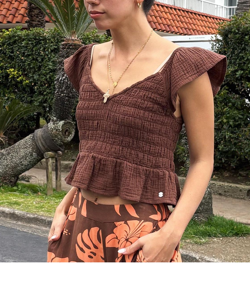 【OUTLET】Roxy BRISA NOVA ウィメンズ 半袖シャツ トップス <2025 ETERNAL SUMMER COLLECTION>