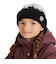 ROXY キッズ SNOWROX GIRL BEANIE ビーニー ジャガード織り 【25-26SNOWモデル】