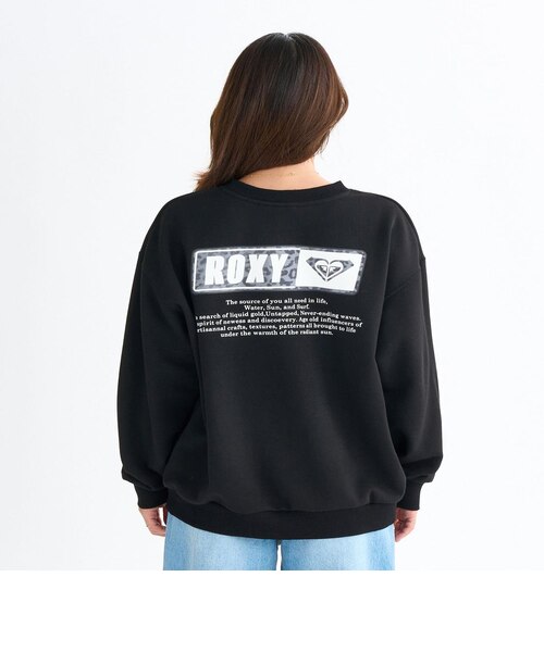 【ROXY ロキシー 公式通販】ロキシー（ROXY）Roxy SQUARE LOGO PULL OVER ウィメンズ スウェットトップス 速乾 ...