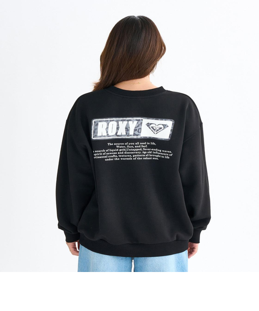【ROXY ロキシー 公式通販】ロキシー(ROXY)Roxy SQUARE LOGO PULL OVER ウィメンズ スウェットトップス 速乾 長袖