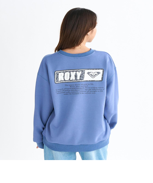 【ROXY ロキシー 公式通販】ロキシー(ROXY)Roxy SQUARE LOGO PULL OVER ウィメンズ スウェットトップス 速乾 長袖