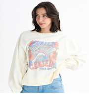 【ROXY ロキシー 公式通販】ロキシー（ROXY）Roxy SUNSET CHASER ウィメンズ スウェットトップス 長袖 丈短め