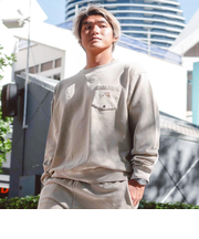 Quiksilver PG DNA SWEAT CREW プルオーバー セットアップ メンズ