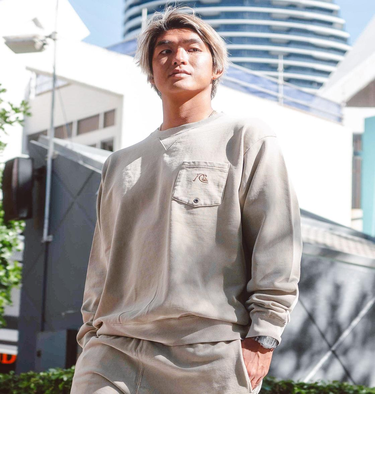 Quiksilver PG DNA SWEAT CREW プルオーバー セットアップ メンズ