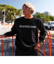 Quiksilver DNA BIG CLICKER SWEAT CREW プルオーバー 裏起毛 メンズ
