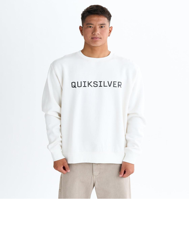 Quiksilver DNA BIG CLICKER SWEAT CREW プルオーバー 裏起毛 メンズ