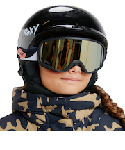 ROXY キッズ(5-8歳) MISSY スノーゴーグル 平面レンズ メッシュフィルター付き 【25-26SNOWモデル】