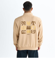 Quiksilver SUN FLOW SWEAT HZ ハーフジップ 裏起毛 メンズ