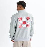 Quiksilver SUN FLOW SWEAT HZ ハーフジップ 裏起毛 メンズ