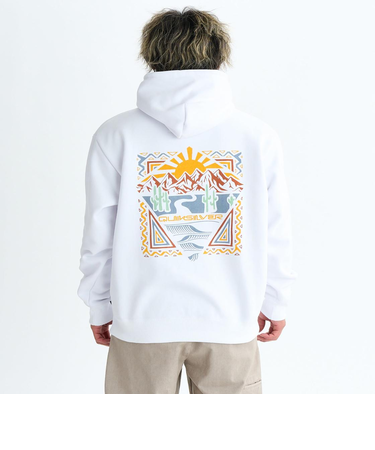 Quiksilver PG DESERT WAVES SWEAT PK フーディ パーカー 裏起毛 メンズ