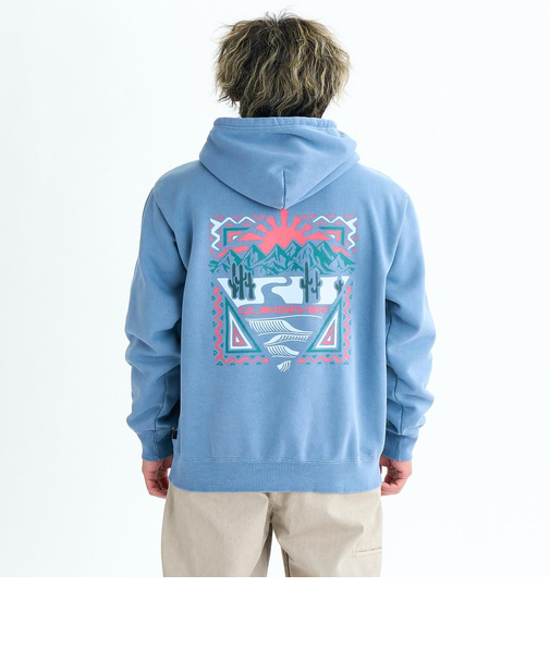 Quiksilver PG DESERT WAVES SWEAT PK フーディ パーカー 裏起毛 メンズ