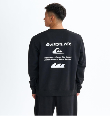 Quiksilver HAND DRAWN SWEAT CREW プルオーバー 裏起毛 セットアップ メンズ